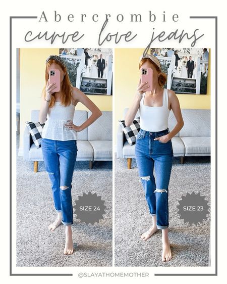 Curve love jeans from Amber cork or for hourglass shape - my new favorite jeans! 

Left: wearing size 24 in curve love and size XS top

Right: wearing size 23 in curve love jeans (these jeans give you an additional 2” in hip and thigh area, so I sized down one size and they fit like a glove) and XXS in white bodysuit from Abercrombie

XS petite, petite style, petite hourglass, Abercrombie finds, petite travel wear, Abercrombie bodysuit, Morning lavender

💕Follow for more daily deals, cleaning and organization, and style inspiration 💕

#LTKfindsunder50 #LTKSpringSale #LTKsalealert