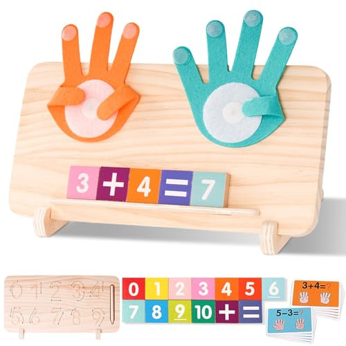 Preschool Learning Toys for Toddlers 2-4, Educational Math Manipulatives Number Counting Blocks for Kids, Montessori Toy for 3 4 5 6 Year Old Boys Girls Birthday Gifts, Christmas Stocking Stuffers | Amazon (US)