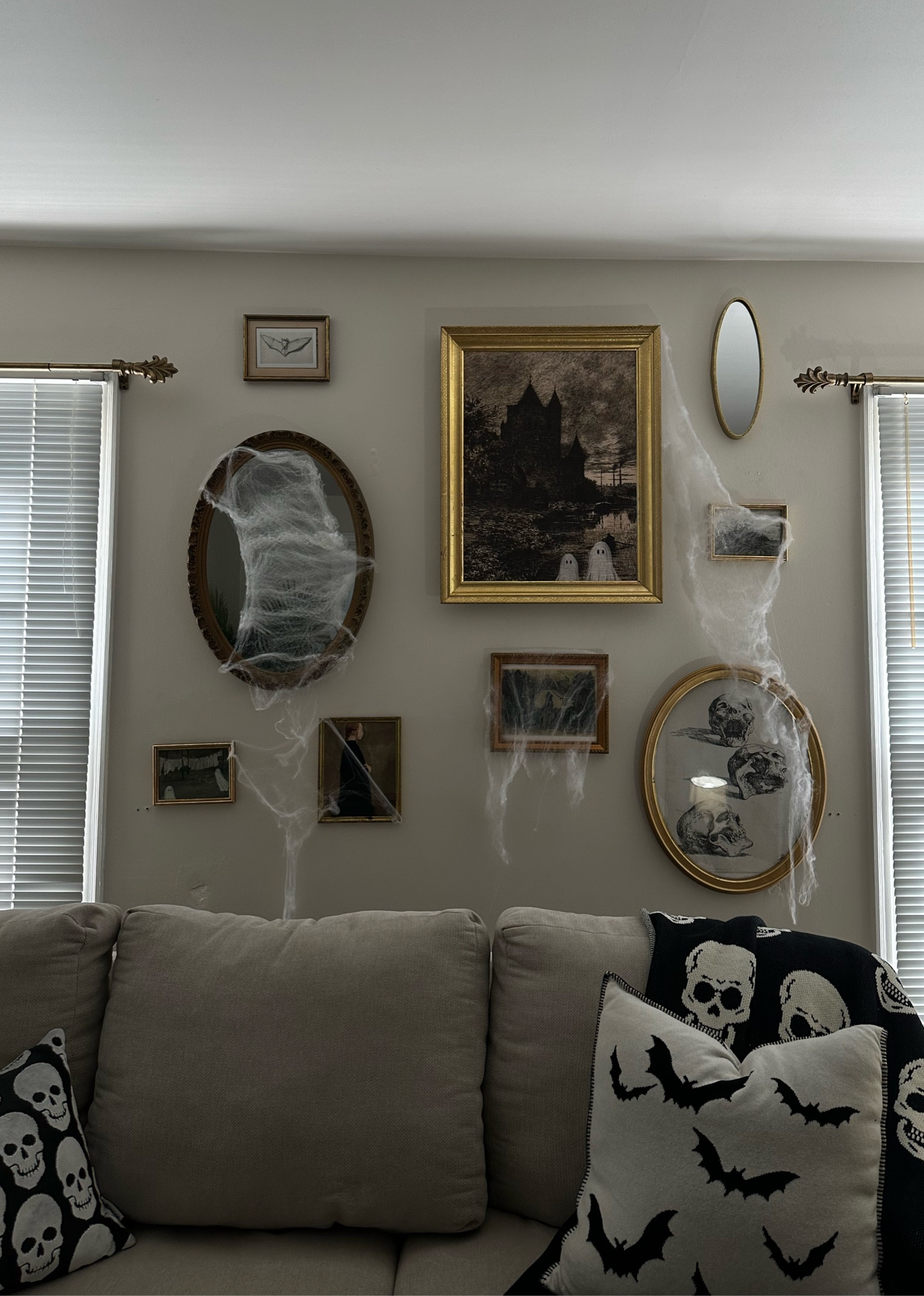 Spooky gallery wall ❤️‍🔥💀

#LTKSeasonal #LTKparties #LTKhome