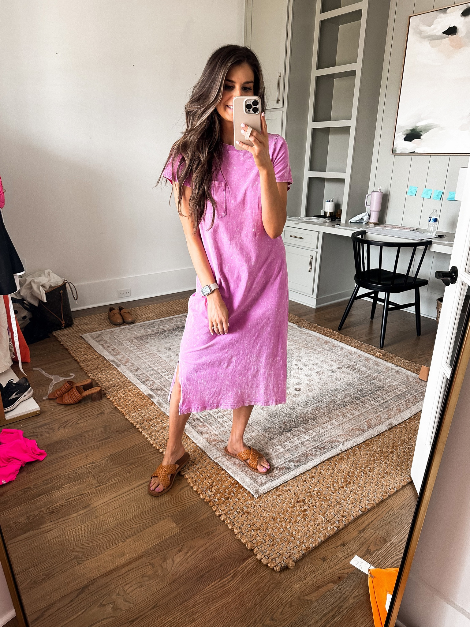 open lace back dress Khalesia Maxi Dress - Coral Pink | Evening Gown main image 0