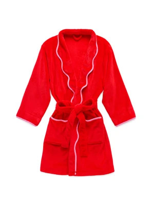 Shiraleah Rosie Scallop Robe, Red | Shiraleah