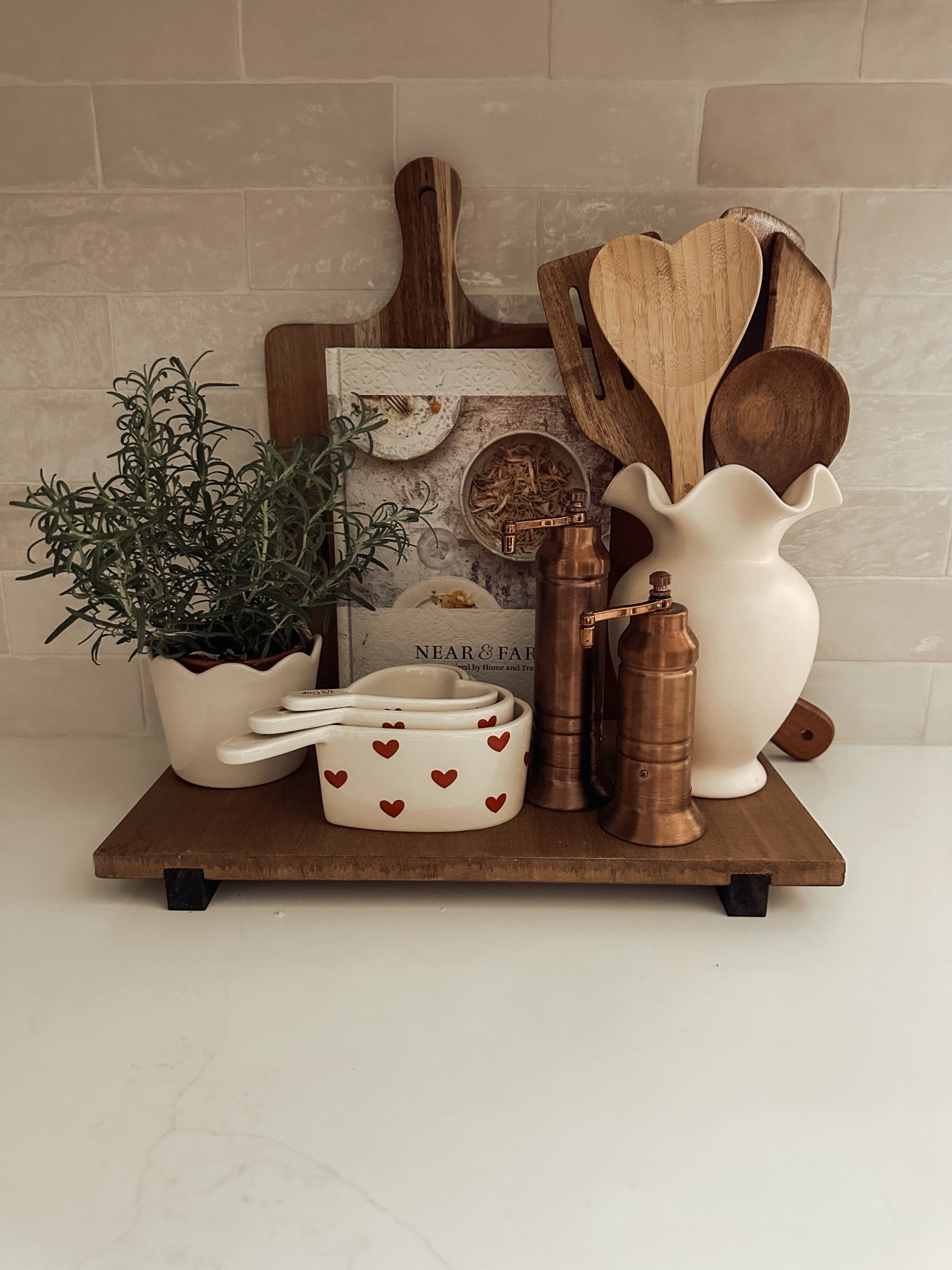 Kitchen counter idea 💕