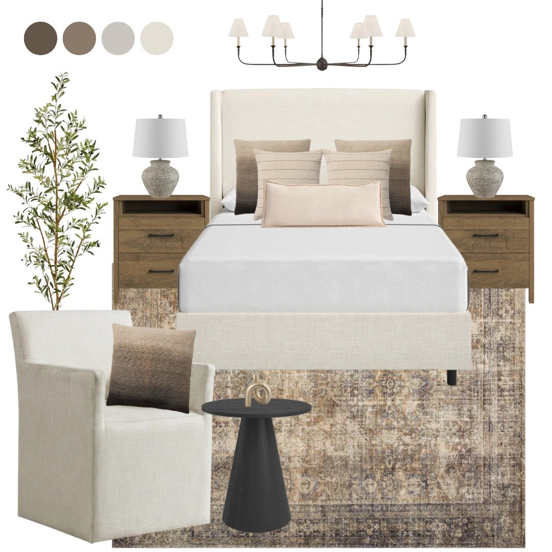 Bedroom ideas, bedroom inspiration, bedroom decor, bedroom mood board, bedroom inspo, interior decor, interior design, master bedroom, primary bedroom, upholstered bed, bedroom design, bedroom decor, bedroom interior

#LTKstyletip