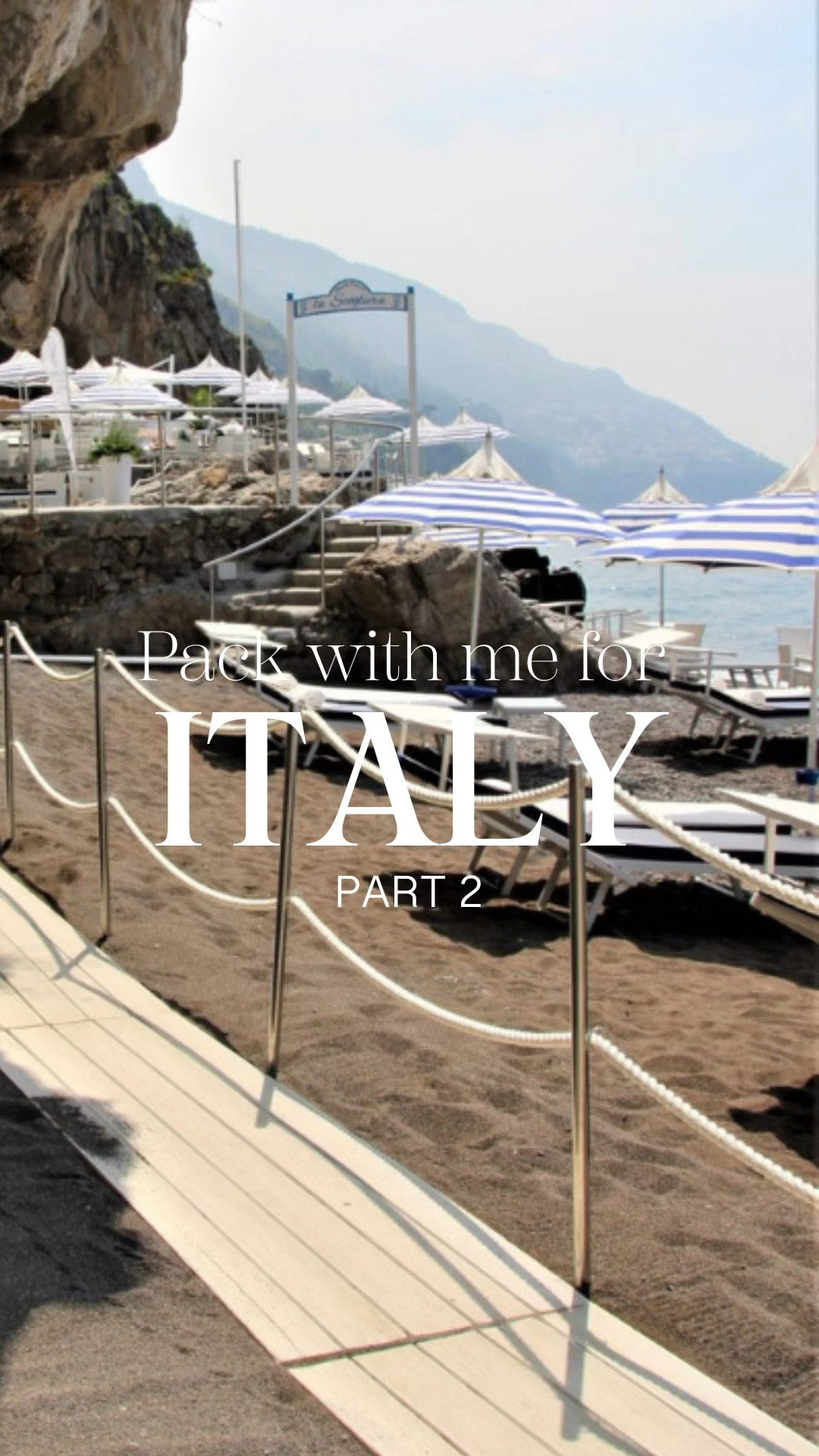 What I packed for Italy - part 2!  What I plan to wear for coffee runs, any outdoor activities and of course...swimsuits to the beach clubs! 🇮🇹