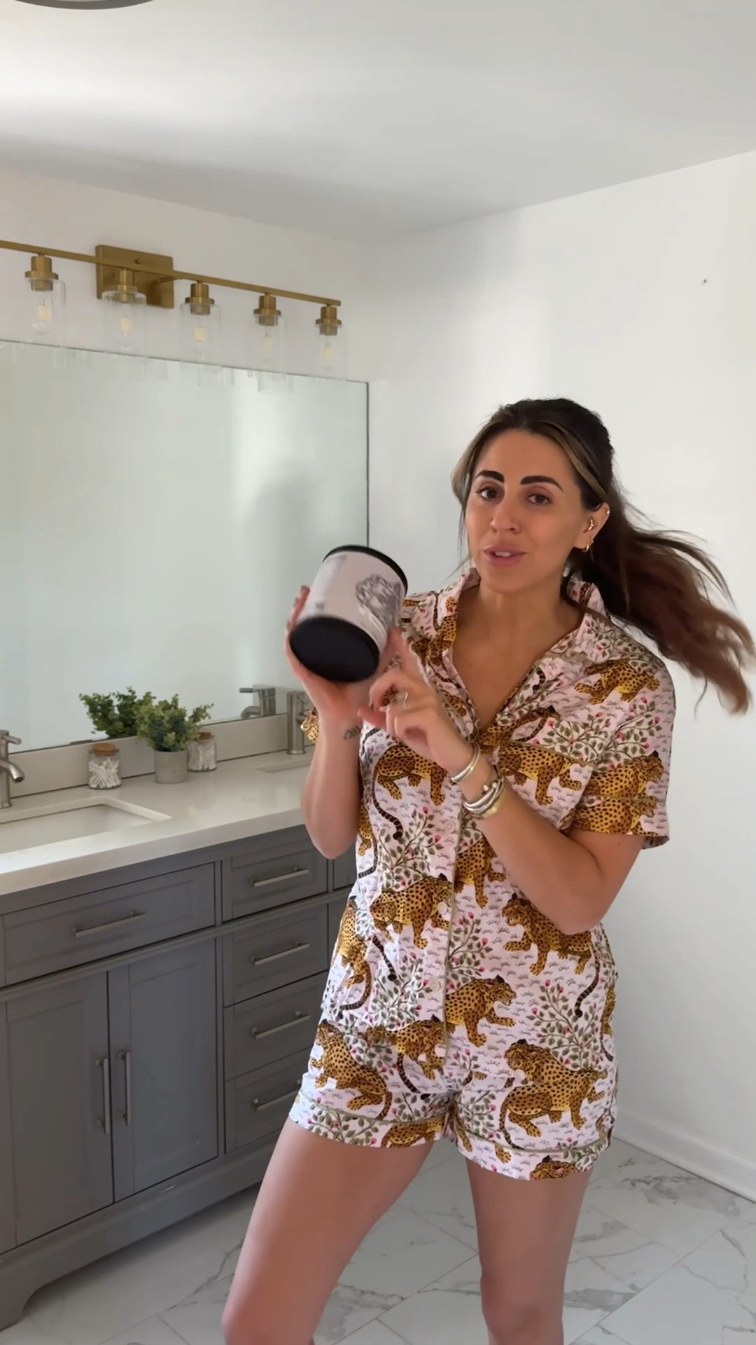 Mini bathroom facelift, used this all in one paint in the shade warm embers and I’m in looooove with how it came out!! 

PS… SUGAREDSTILETTOS will get you 10% off my pajamas too 

#LTKWatchNow #LTKHome #LTKStyleTip
