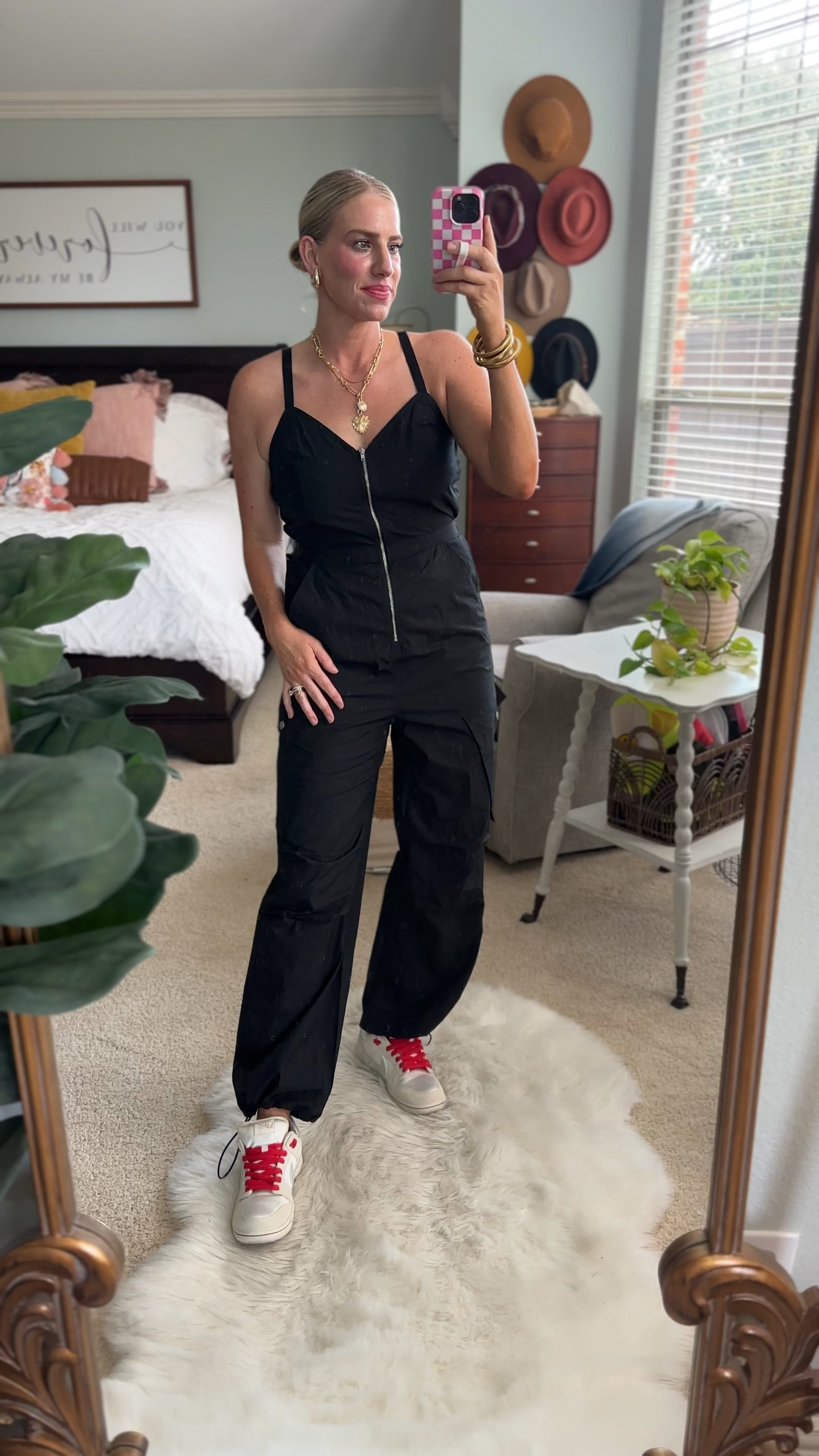Target circle week
30% off this jumpsuit! 
Runs small with no stretch, I’m wearing a small and could also wear the medium! Size up for baggier trend forward fit💯

#LTKFindsUnder50 #LTKStyleTip #LTKSaleAlert