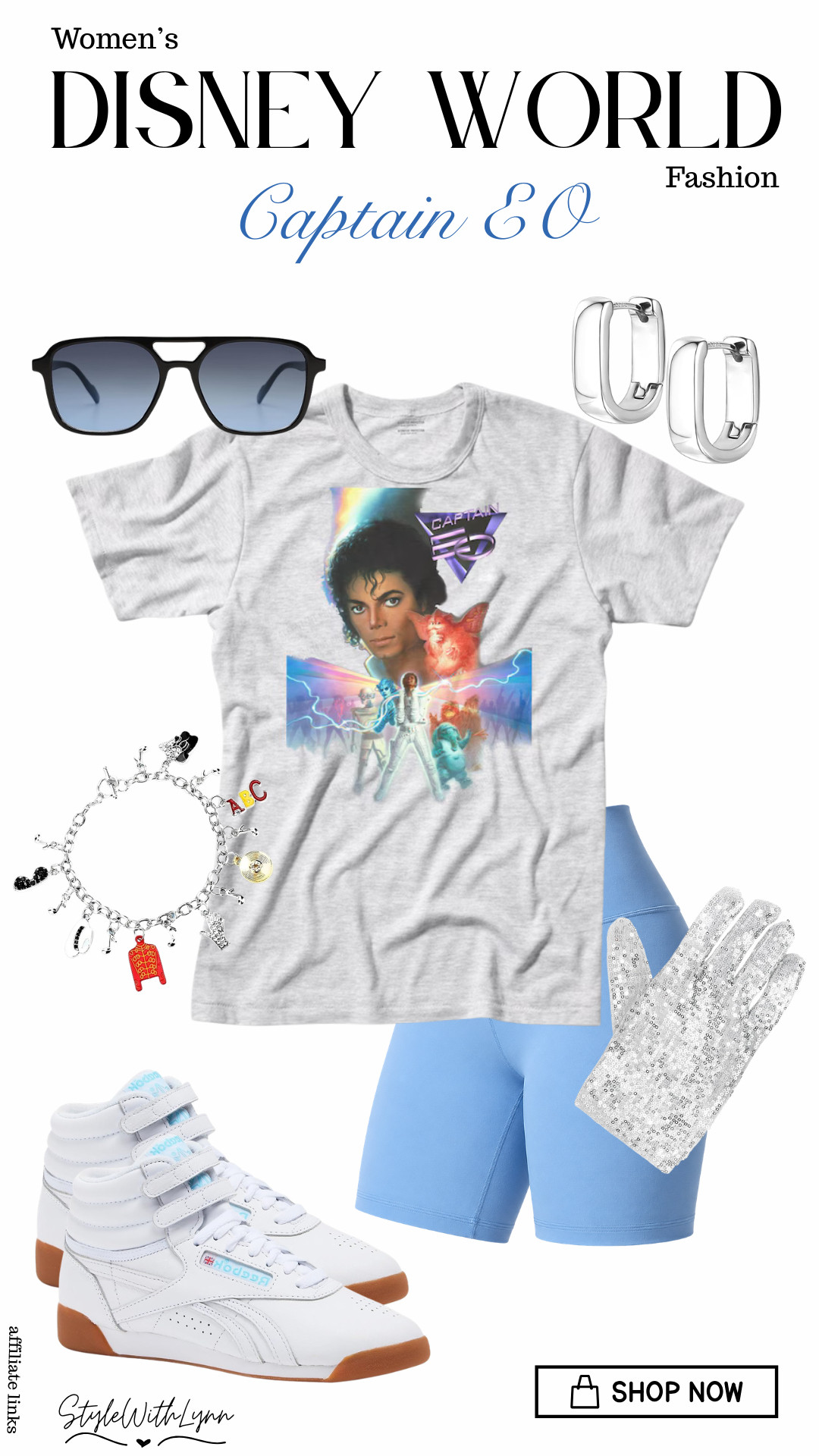 Captain EO may be gone, but the inspiration lives on. ✨🎶

Channeling retro Disney vibes with this Captain EO-inspired look that's equal parts futuristic, colorful, and park-day ready. If you know, you know, this is for the Disney fans who remember when magic met music in the most iconic way. 🚀⚡

Whether you're exploring EPCOT, hopping between parks, or just adding a little Disney nostalgia to your day, this outfit is proof that classic Disney style never goes out of fashion.

Would you bring back Captain EO if you could? 👇

✨ Shop this look in my LTK!
#DisneyWorldStyle #DisneyOutfitInspo #CaptainEO #DisneyFashion #EPCOTStyle #DisneyAdult #DisneyStyle #DisneyWorldOutfits #DisneyBound #DisneyCreator #DisneyInfluencer #MagicKingdomStyle #WaltDisneyWorld #DisneyParksStyle #LTKFashion 

 #LTKootd #LTKmomlife #LTKTravel