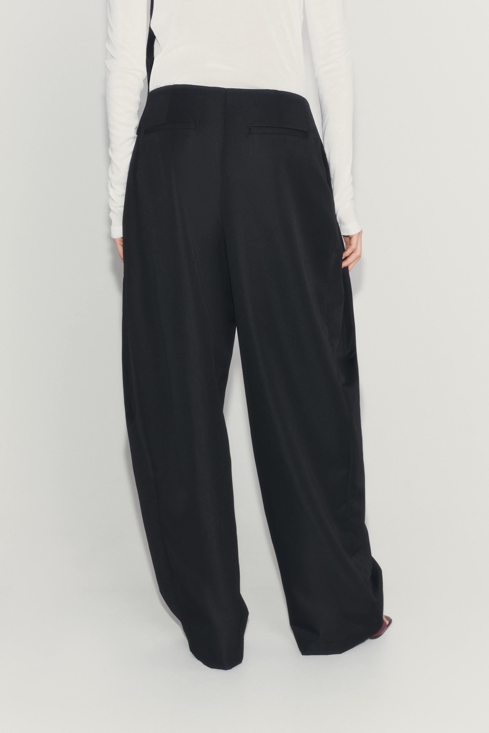 ZW COLLECTION DARTED WIDE-LEG PANTS | Zara US