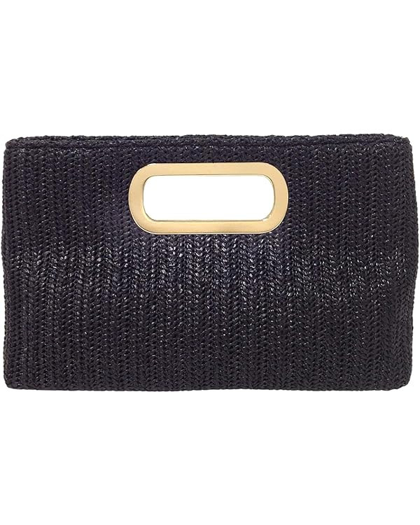 Top Handle Straw Clutch | Amazon (US)