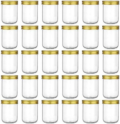 Glass Jars With Lids 16oz,Encheng Wide Mouth Glass Mason Jars For Storage,Canning Jars For Pickle... | Amazon (US)