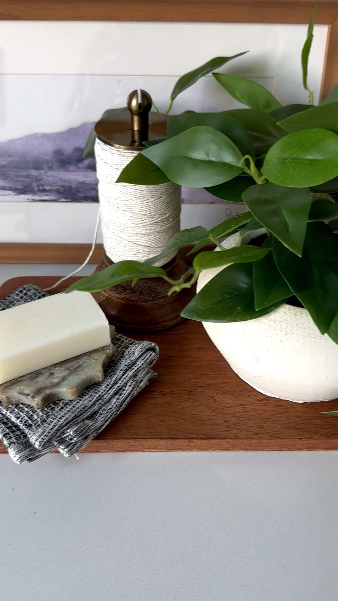 @Target counter styling with wood tray

#LTKdayinmylife #LTKHome #LTKselfcare