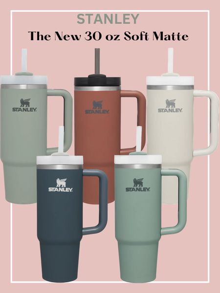JUST LANDED: Say hello to the 30-oz Soft Matte Ouencher H2.0 Tumbler. Available in Red Rust, Dune, Stormy Sea, Bay Leaf, or Shale for $40. 





Stanley matte quencher/ Stanley tumbler/ Stanley matte tumbler/ Stanley new arrivals/ Stanley new tumbler/ Stanley new quencher 

#LTKSeasonal #LTKFind #LTKhome