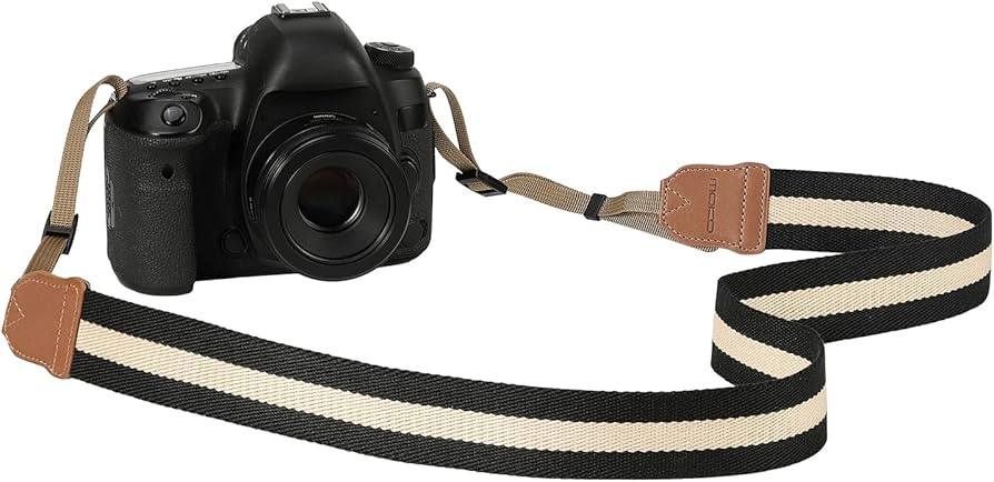 MoKo Camera Strap, Cotton Woven Camera Strap, Adjustable Universal Neck & Shoulder Strap for Vide... | Amazon (US)
