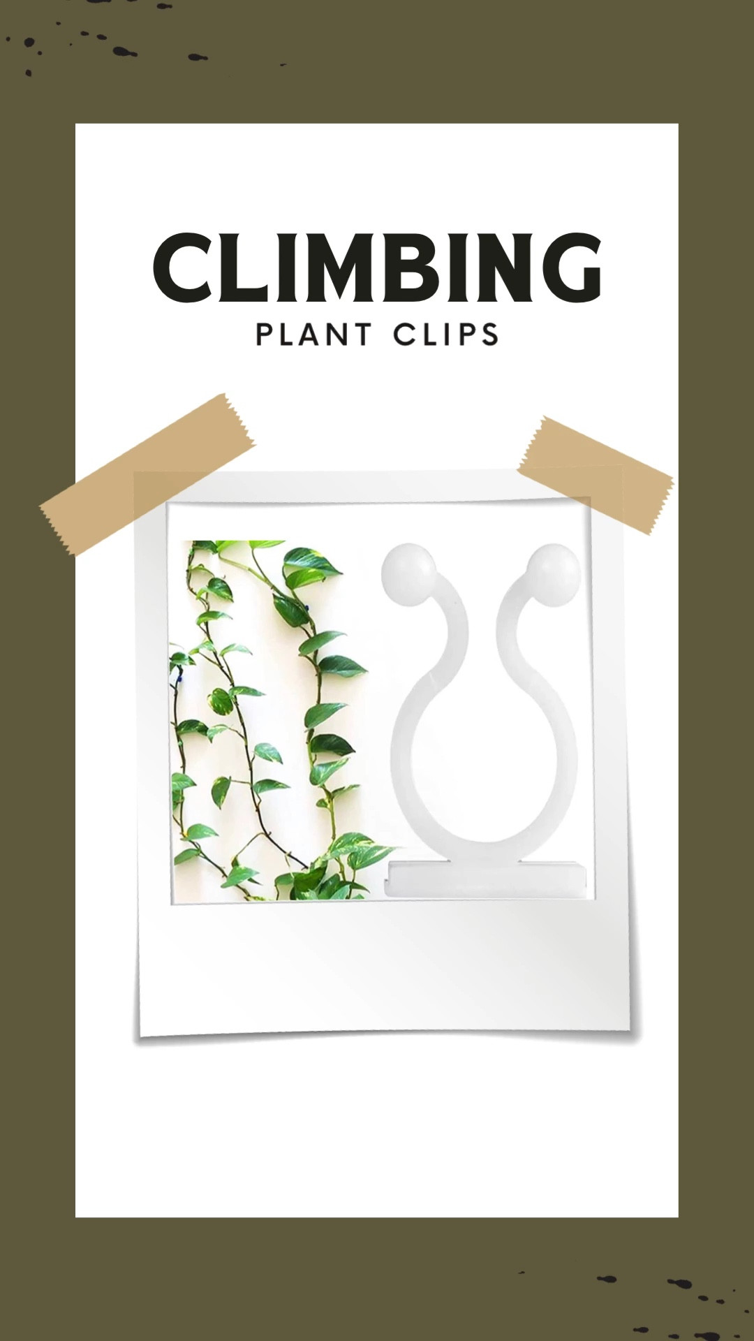 Climbing plant clips. 

#LTKhome