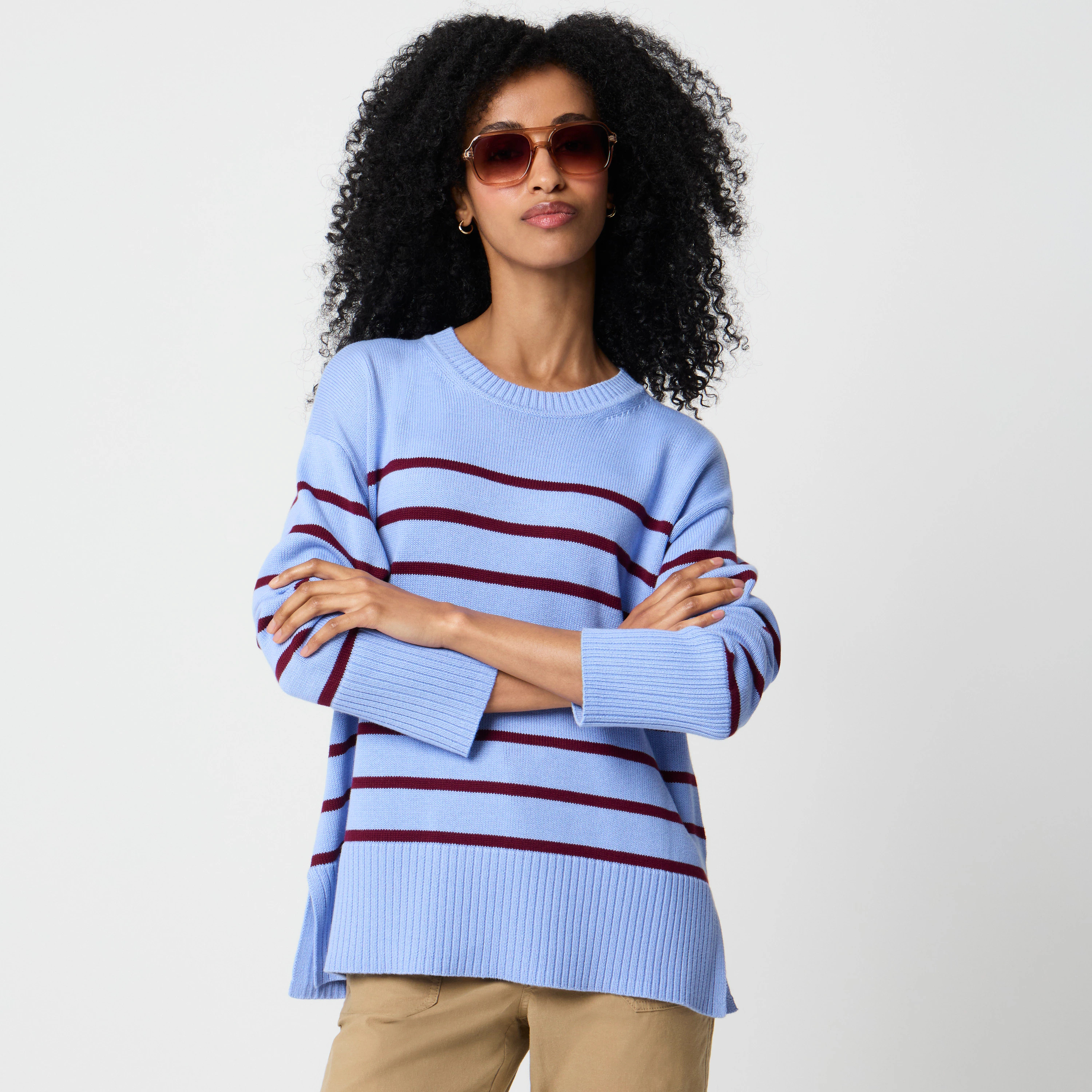 100% cotton cable-knit sweater-polo | J.Crew Factory
