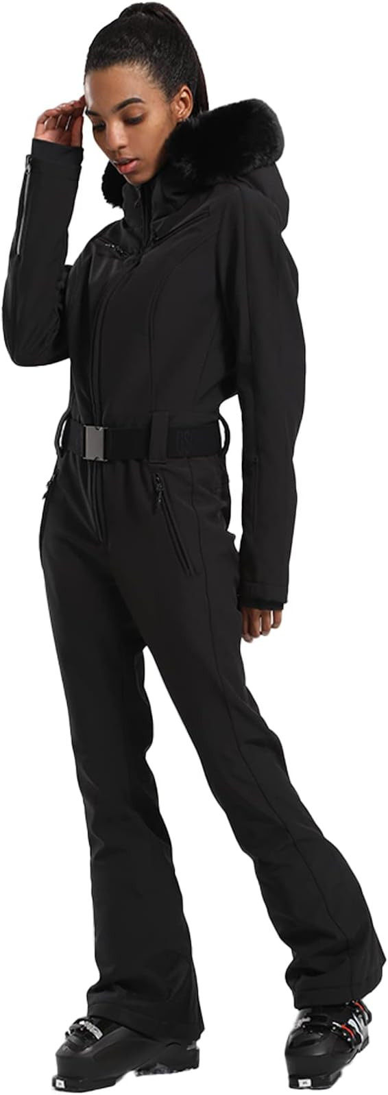 GSOU SNOW Women's Snowsuit One Piece Ski Suit Jumpsuits Waterproof Ski Onesies Snowboardsuit Insu... | Amazon (US)