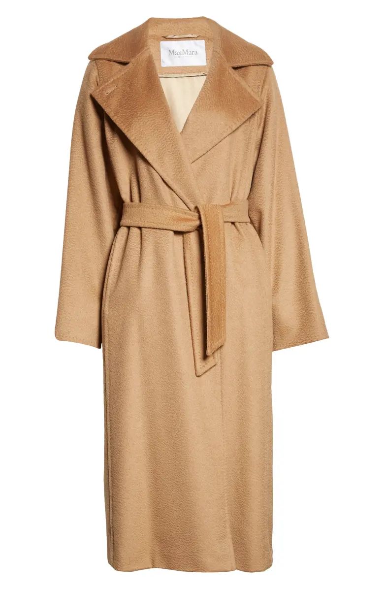 Manuela Camel Hair Wrap Coat | Nordstrom