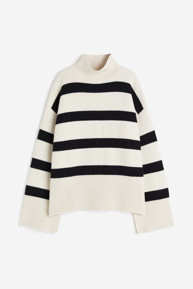 Oversized Mock-turtleneck Sweater | H&M (US + CA)