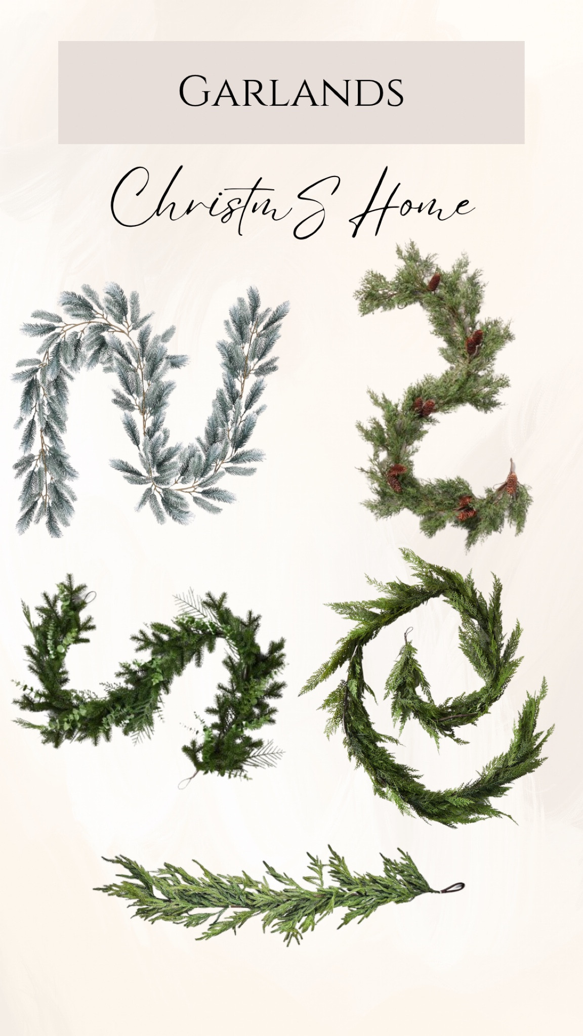 Real Looking Garland. Christmas home decor. Garland. Christmas garland. Fire place mantel garland. 

#LTKHoliday #LTKhome #LTKSeasonal