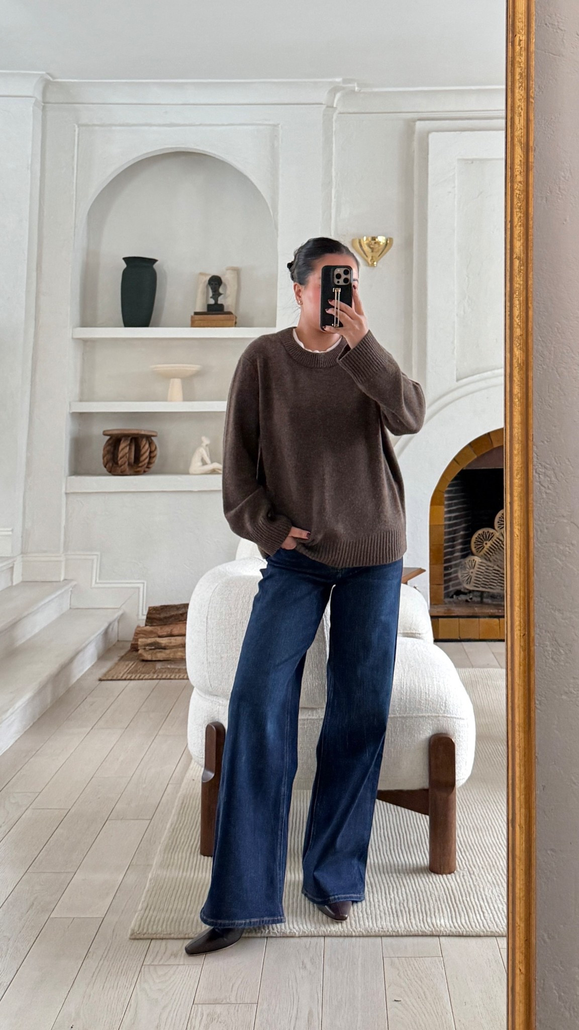 For size reference, I’m 5 ft 115 pounds, postpartum tummy.

JEANS: Affordable, midsection and petite friendly jeans. I'm wearing a 26x30 in the jeans (Bella Stretch Wide Leg Jeans).

SWEATER: Classic, beautifully draped and I’m wearing size XS.

BOOTS: So comfortable! I find the fit TTS. I’m a size 5 and take a size 5 in these.

#LTKFindsUnder50 #LTKPetite #LTKootd