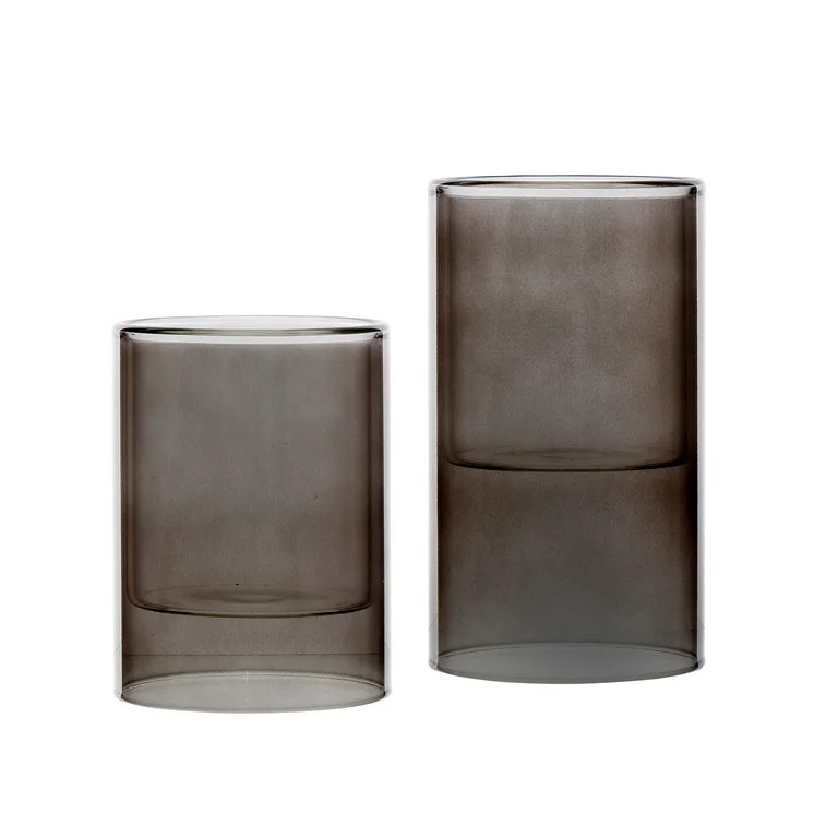 Mainstays Smoke Floating Glass Home Candle Holder Medium | Walmart (US)