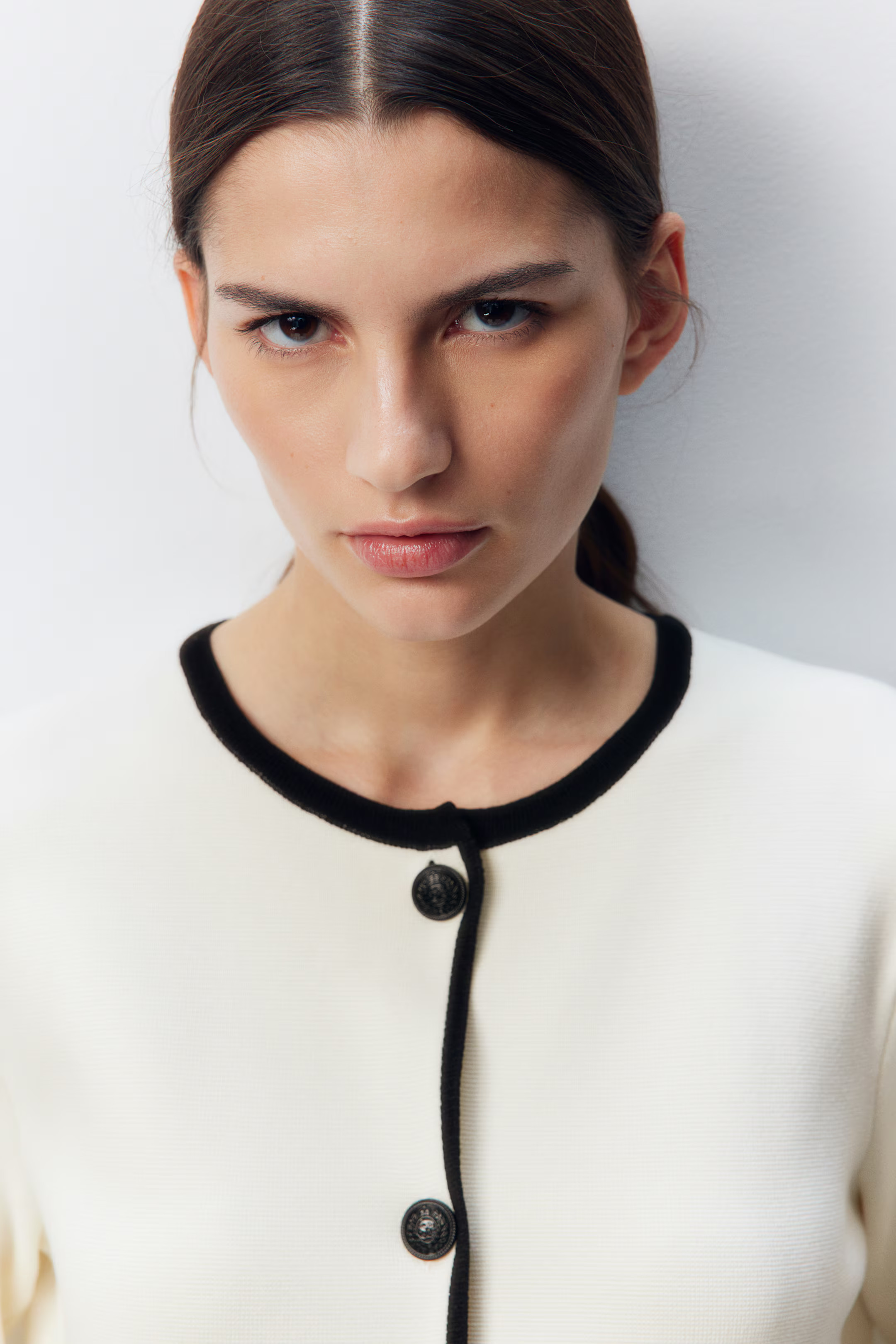 Cardigan mit Taschen - Cremefarben - Ladies | H&M AT | H&M (DE, AT, CH, NL, FI)