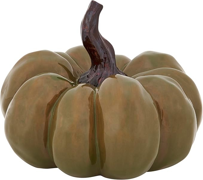 Primitives by Kathy Pumpkin Lg - Green Ceramic | Amazon (US)