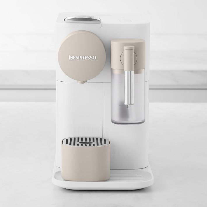 Nespresso Lattissima One Espresso Maker by Delonghi, Silky White | Williams-Sonoma