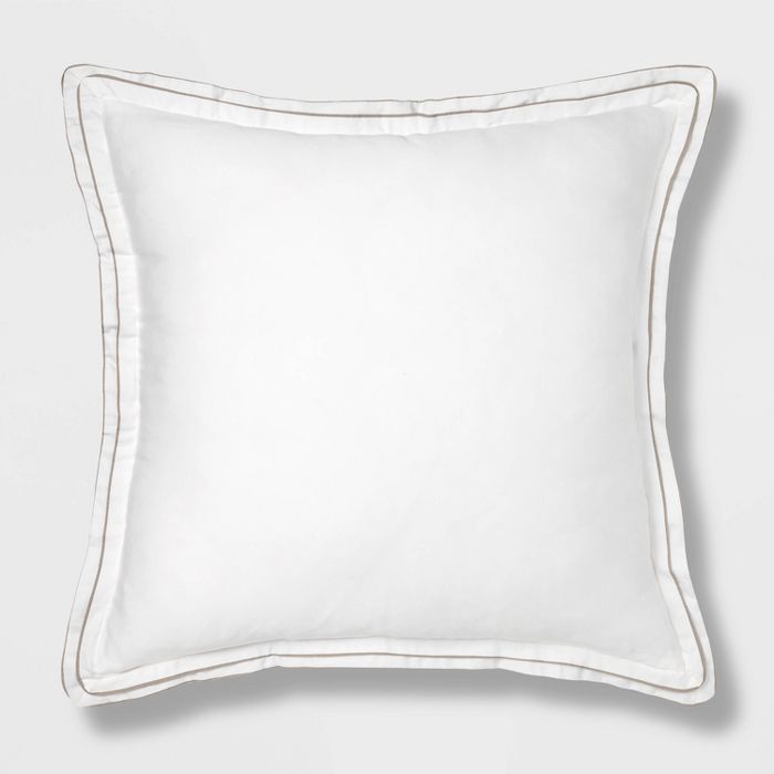Sig Hotel Border Frame Euro Dec Pillow - Threshold Signature™ | Target