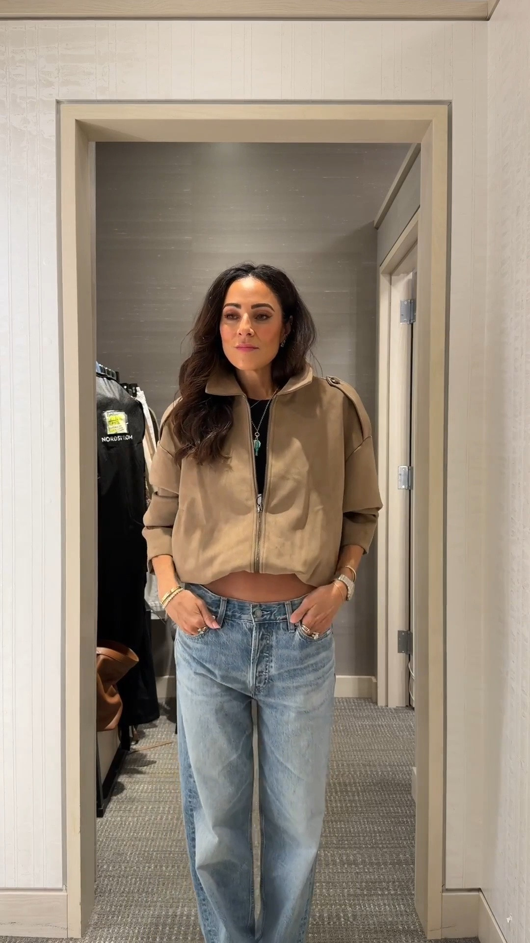 A little behind the scenes with this gorgeous jacket under $100!
Denim 25 for relaxed fit 
Jacket XS 




Denim, Nsale, faux suede

#LTKSeasonal #LTKOver40 #LTKSaleAlert