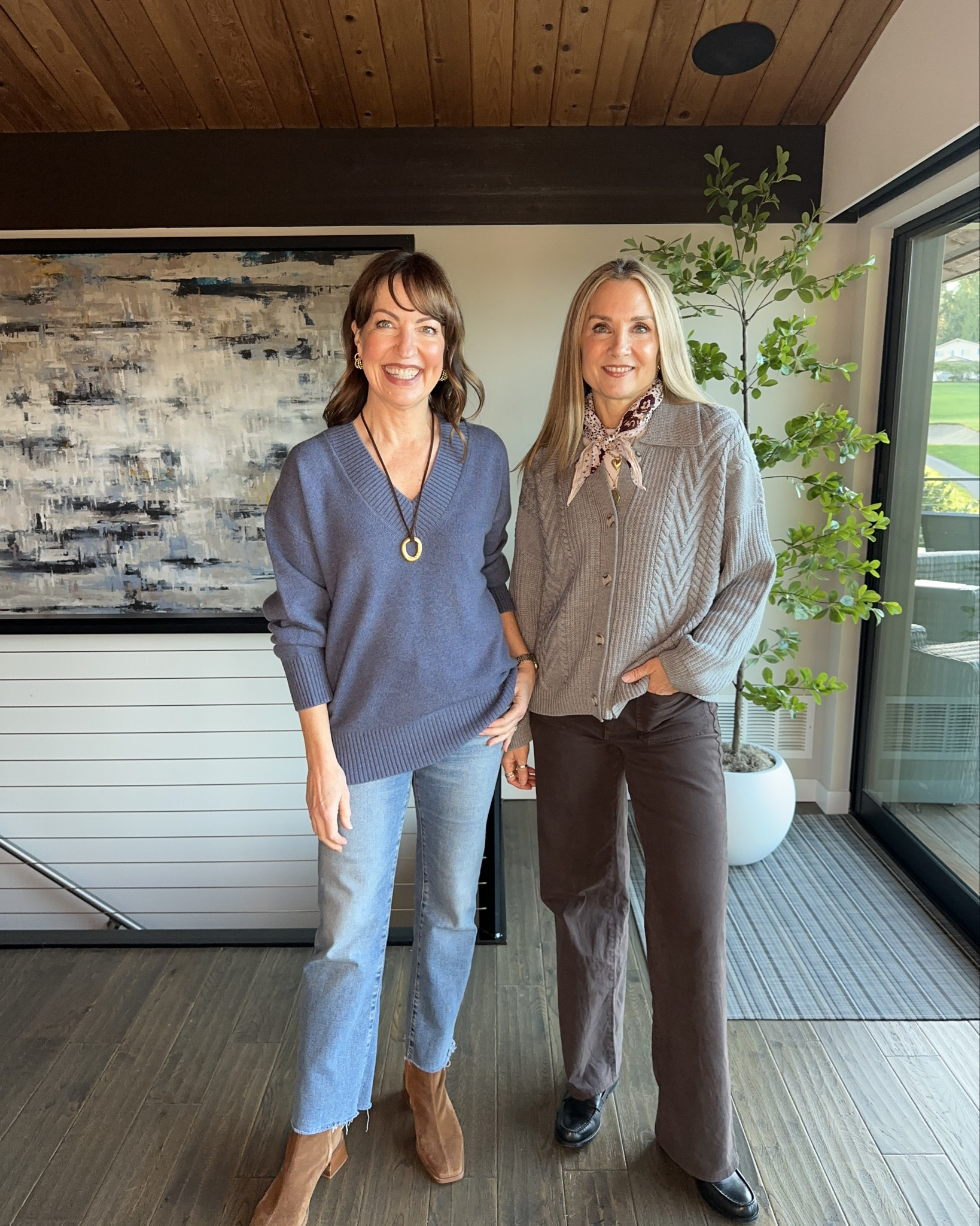 These @onequince pieces are absolute staples in our winter wardrobes!🧶👖

Quince sweaters deliver high style at such affordable prices. We love these V-neck and boat neck cashmere sweaters as well as this collared cardigan and hooded sweater! They all come in so many pretty colors! 

Quince has become our source for top quality coats at huge savings! Krista’s Italian wool blazer coat is so classic & chic, and we don’t mind twinning in this fun and cozy scarf coat! 
#quincepartner

#LTKOver40 #LTKFindsUnder100 #LTKootd