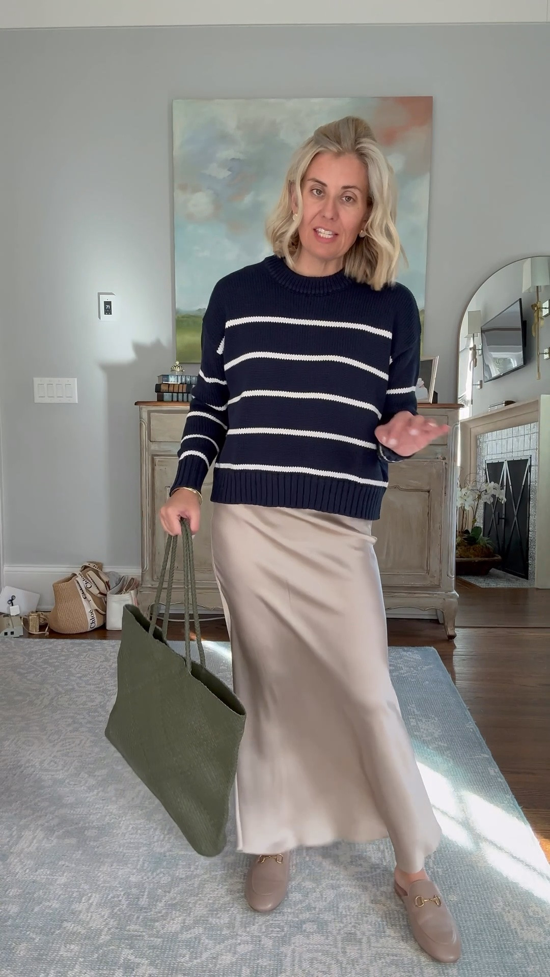This wash & wear silk from Quince is amazing! The styling is endless with this skirt....I have it in green too!

Sweater - xs
Skirt - small
Tank - small
Shoes - 8 

 

#LTKdayinmylife #LTKmomlife #LTKOver40