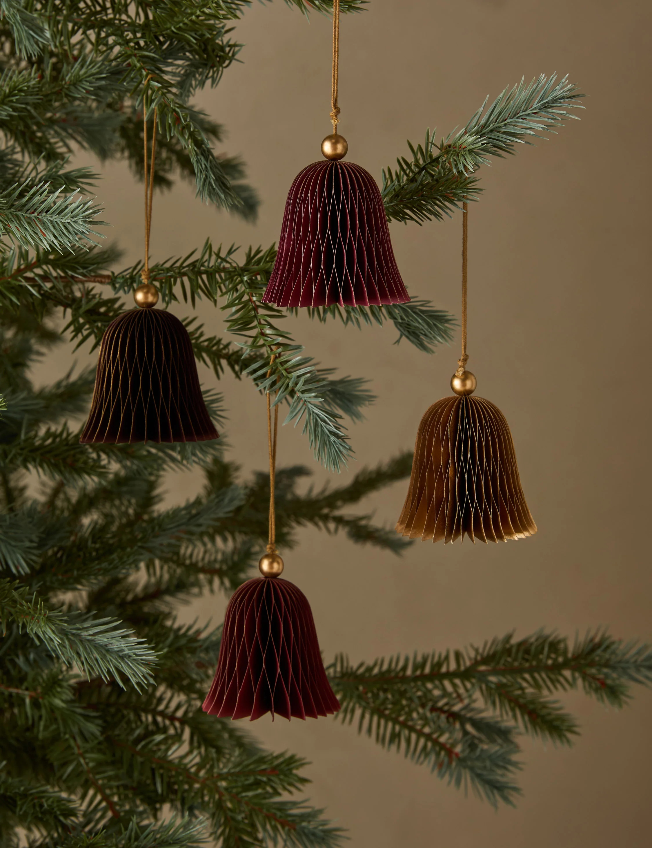 Revel Paper Bell Ornaments (set of 4) | Lulu and Georgia 