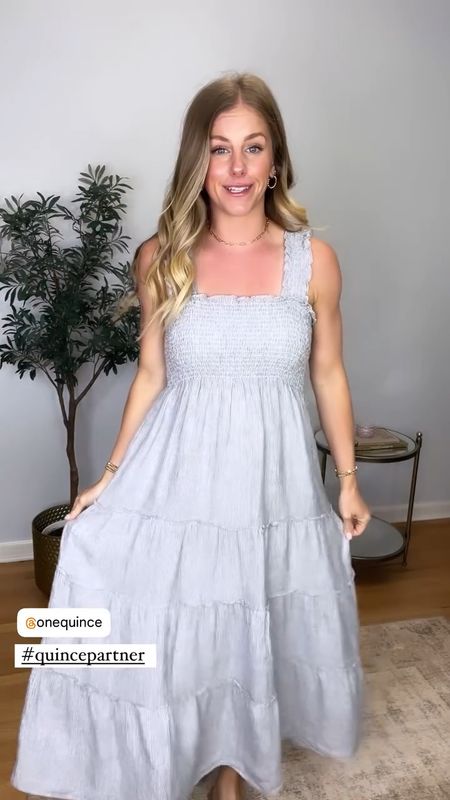 Comment SHOP below to receive a DM with the link to shop this post on my LTK ⬇ https://liketk.it/4Irg2

Love this linen maxi dress you will wear for years and years. Classic blue and white stripe. Love the smocked bust and the ruffle details on the body and the straps.  Wearing size small.  

#LTKFindsUnder50 #LTKSaleAlert #LTKStyleTip