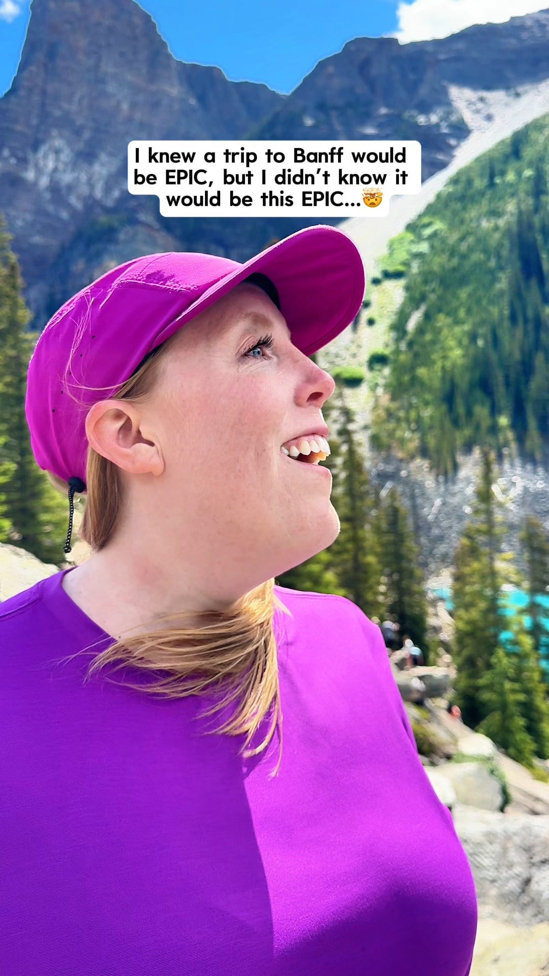 Send this to someone who you want to visit Banff with…🥹👇 
💜Follow @KatieOSheaAway for all the specific details you need to plan your dream trips!
 Every single view felt unreal - like a screensaver in real life.

📍Must-see stops on a trip to Banff & beyond to Jasper: ✔️ Moraine Lake - sunrise here will change your life 🩵 ✔️ Surprise Corner - the perfect lookout to see the Fairmont Banff Springs framed by mountains 🏰 ✔️ Lake Louise - iconic turquoise water + optional tea house hike ✔️ Icefields Parkway - one of the most scenic drives in the world with glaciers, waterfalls & pull-offs everywhere 🚗🏔️ ✔️ Lake Louise Little Beehive Trail - moderate hike with epic views over the lake and mountains 🥾 ✔️ Peyto Lake - wolf-head shaped and jaw-dropping 🐺 ✔️ Bow Lake - peaceful, perfect for a quiet moment ✔️ Athabasca Glacier - yes, you can walk on it ❄️ ✔️ Sunwapta Falls - easy stop with major wow factor ✔️ Spirit Island - accessible by boat only, and so worth it 💌

🗺️ Add these to your Banff-to-Jasper road trip plans and thank me later 😉

💬 Comment “ROCKIES” to join the waitlist for our Banff to Jasper Road Trip Guide 🚗
 📌 Save this for your trip planning - and share with your ultimate road trip buddy 🫶

🧐So, are you adding Banff to your bucket list?? 

💬 Comment “HIKE” for our Free Hiking & Adventure Essentials Checklist + Gear Guide 🥾

💜Follow @KatieOSheaAway to turn your bucket list into reality!
 💬 Comment “SHOP” to shop this video!

#banff #BanffNationalPark #CanadianRockies #BucketListTravel #ExploreCanada #MoraineLake #TravelTips #AdventureCouple #lakelouise 
Banff travel hiking outfit 

#LTKActive #LTKTravel #LTKFindsUnder100