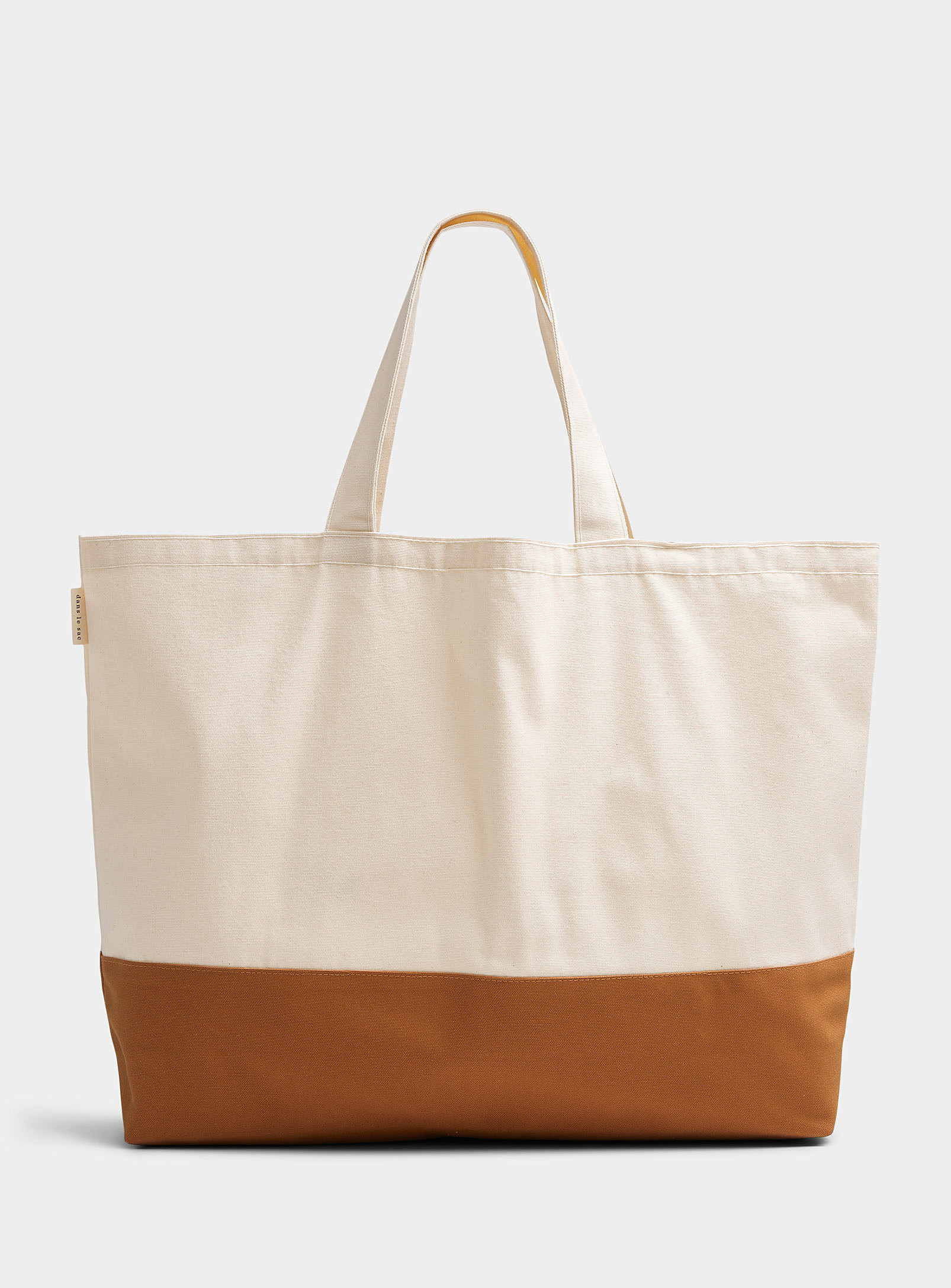 Dans le sac - Le sac de marché XL bande accent (Femme, Brun) | Simons