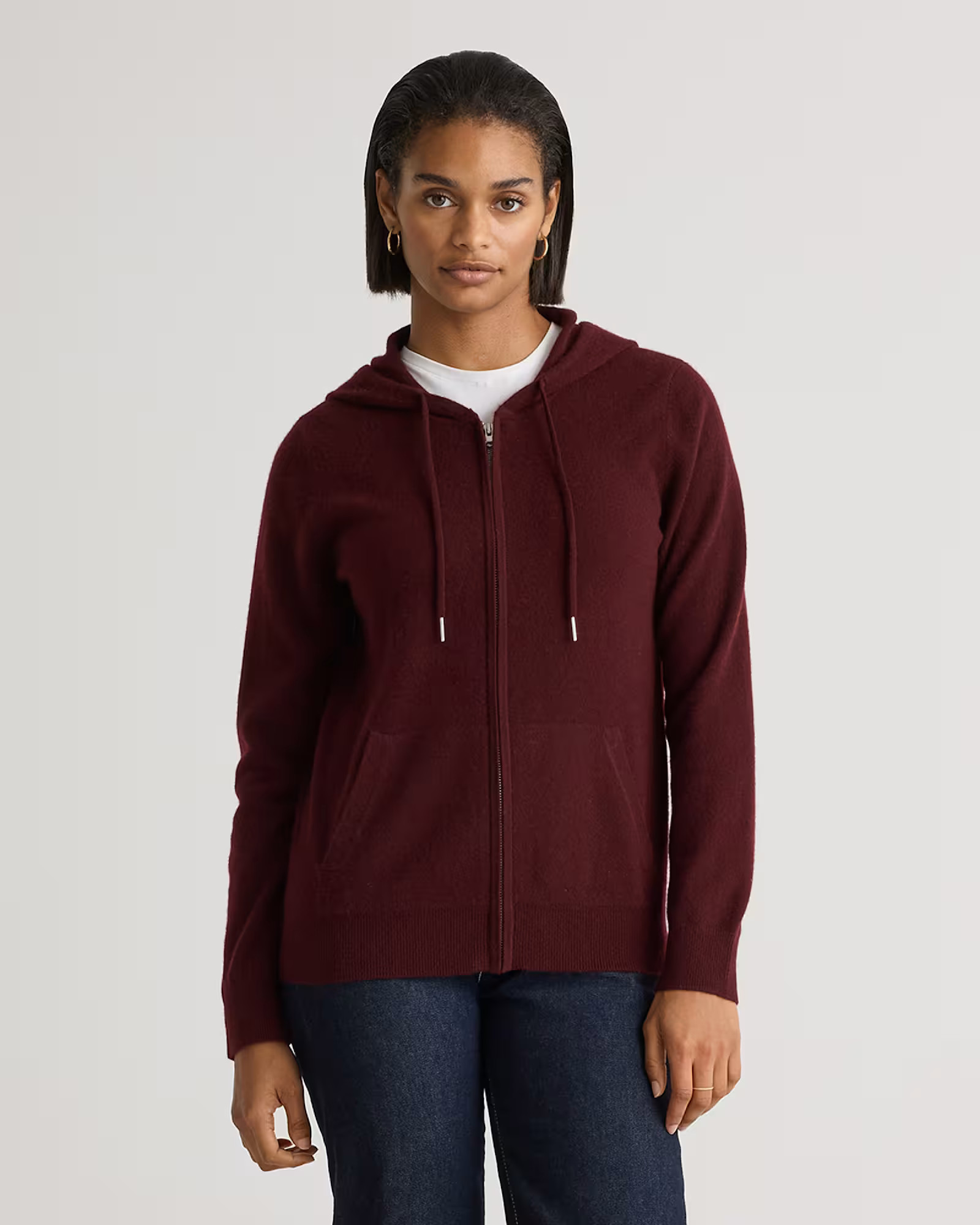 Mongolian Cashmere Full-Zip Hoodie | Quince