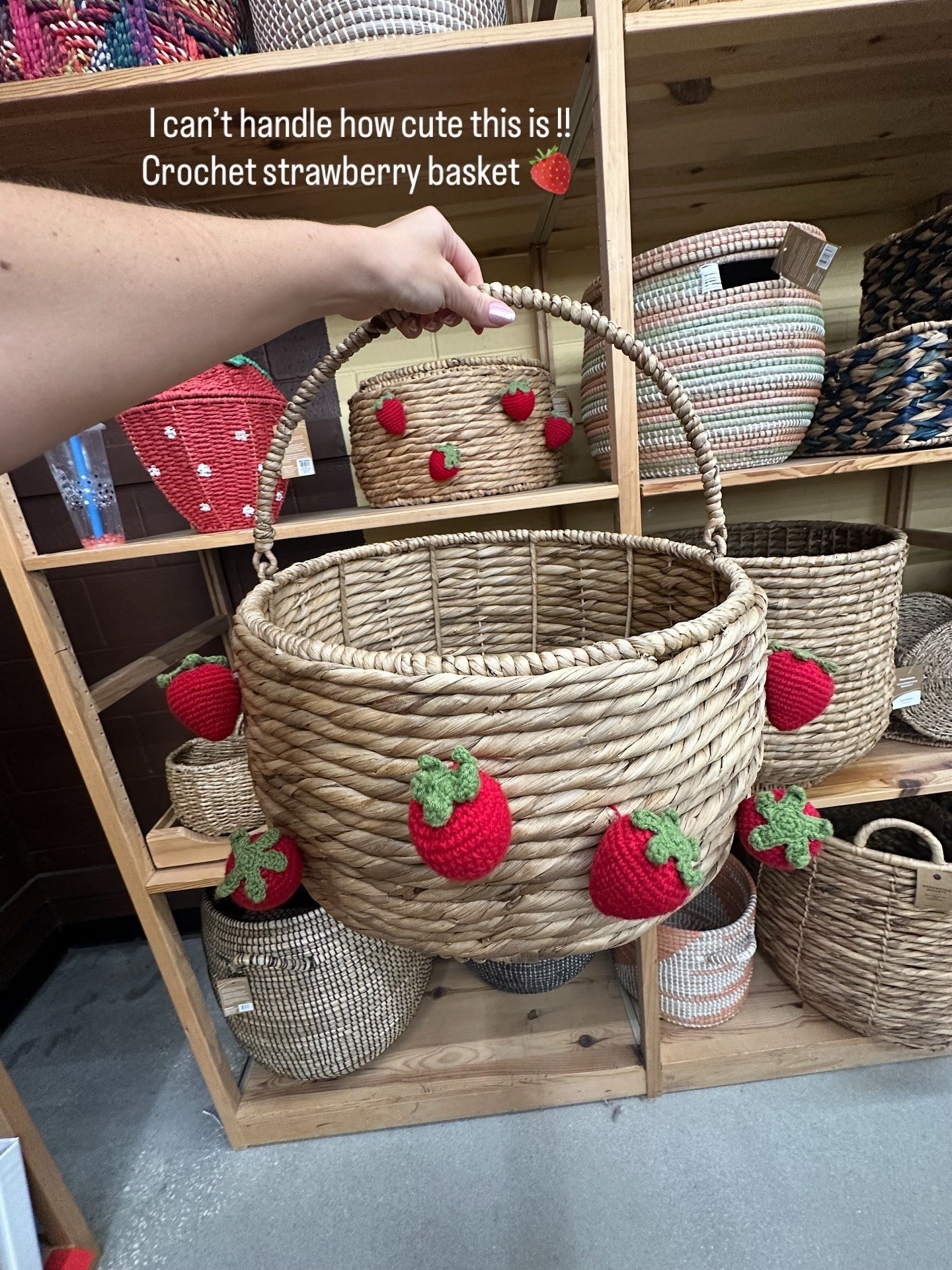 Totally obsessed with the strawberry basket !! 

#LTKFindsUnder50 #LTKSeasonal #LTKStyleTip