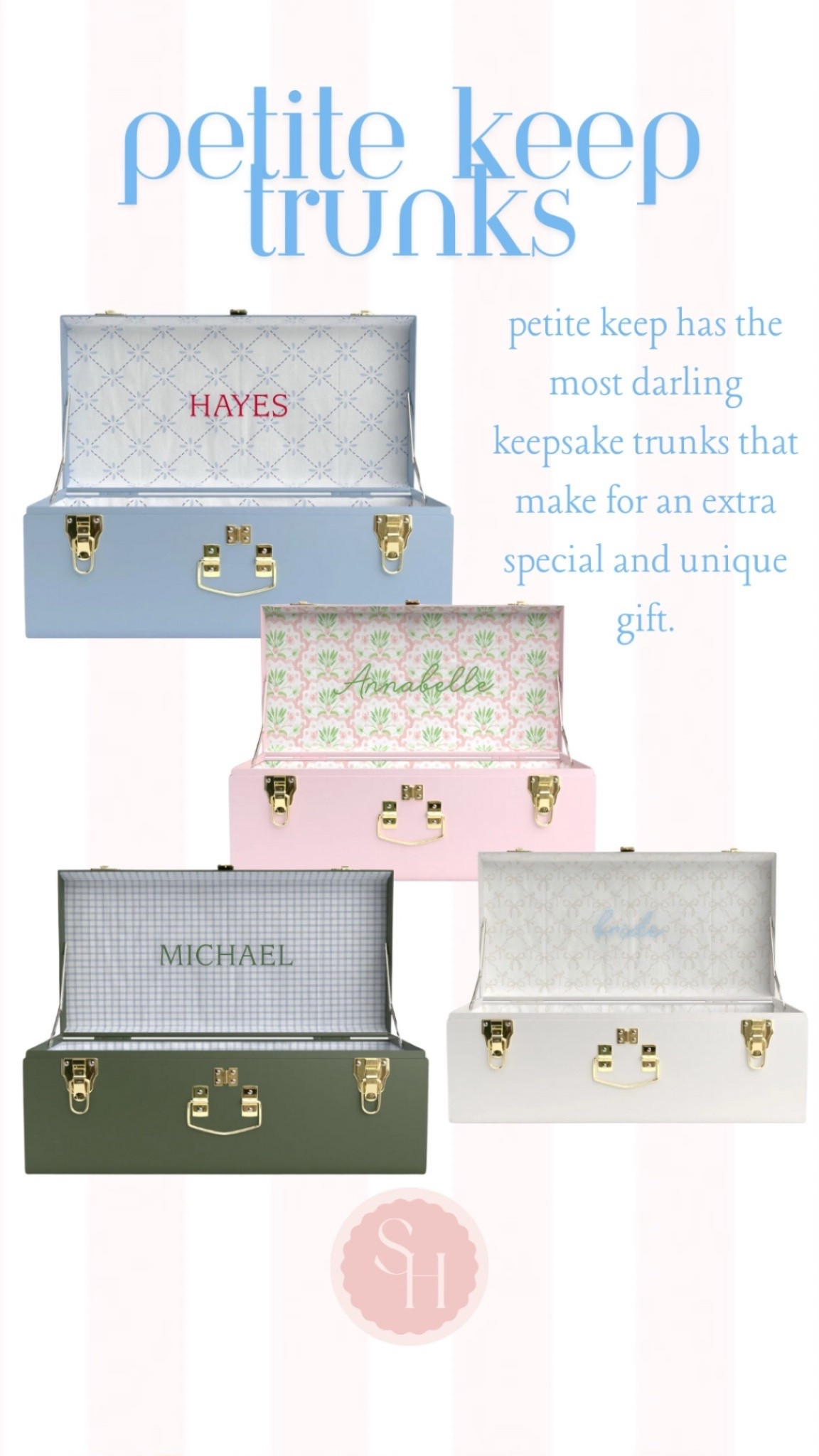 Petite Keep trunks are my favorite way to store & preserve family heirlooms and memories. Shop their sale for savings! 



#LTKSaleAlert #LTKBaby #LTKKids