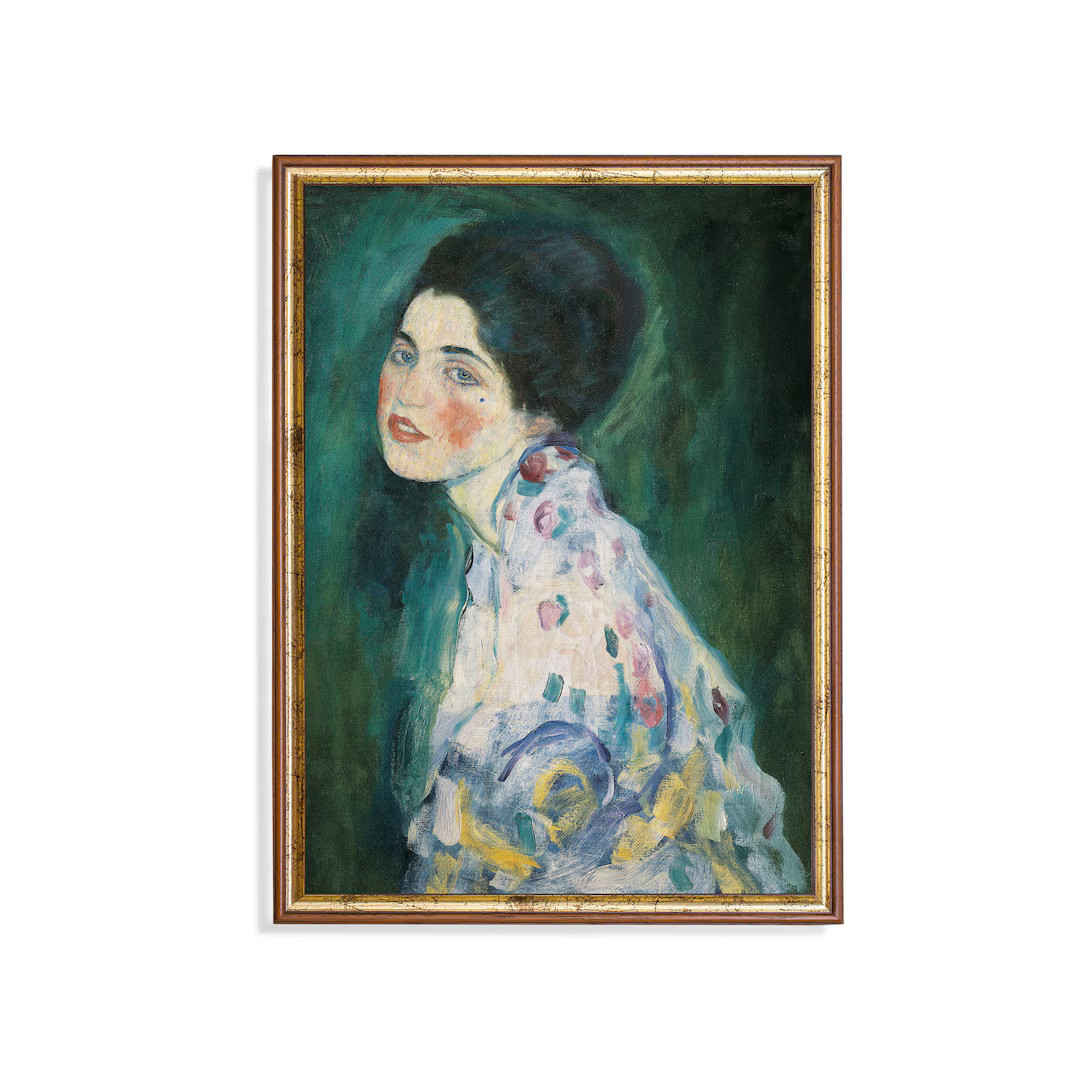 Vintage Woman Portrait | Antique Portrait Painting | Moody Rustic Fine Art Print | Digital Downlo... | Etsy (US)