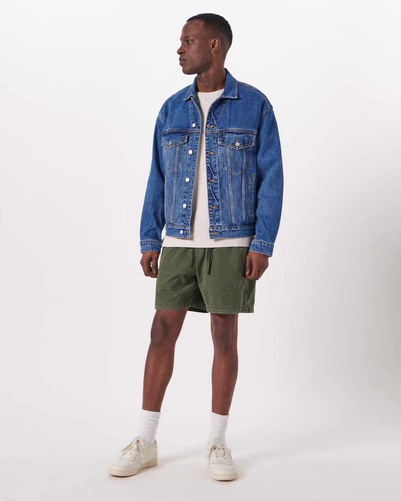 Denim Trucker Jacket | Abercrombie & Fitch (US)