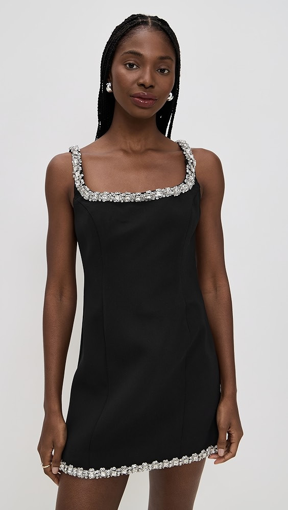 Rhinestone Tape Mini Dress | Shopbop