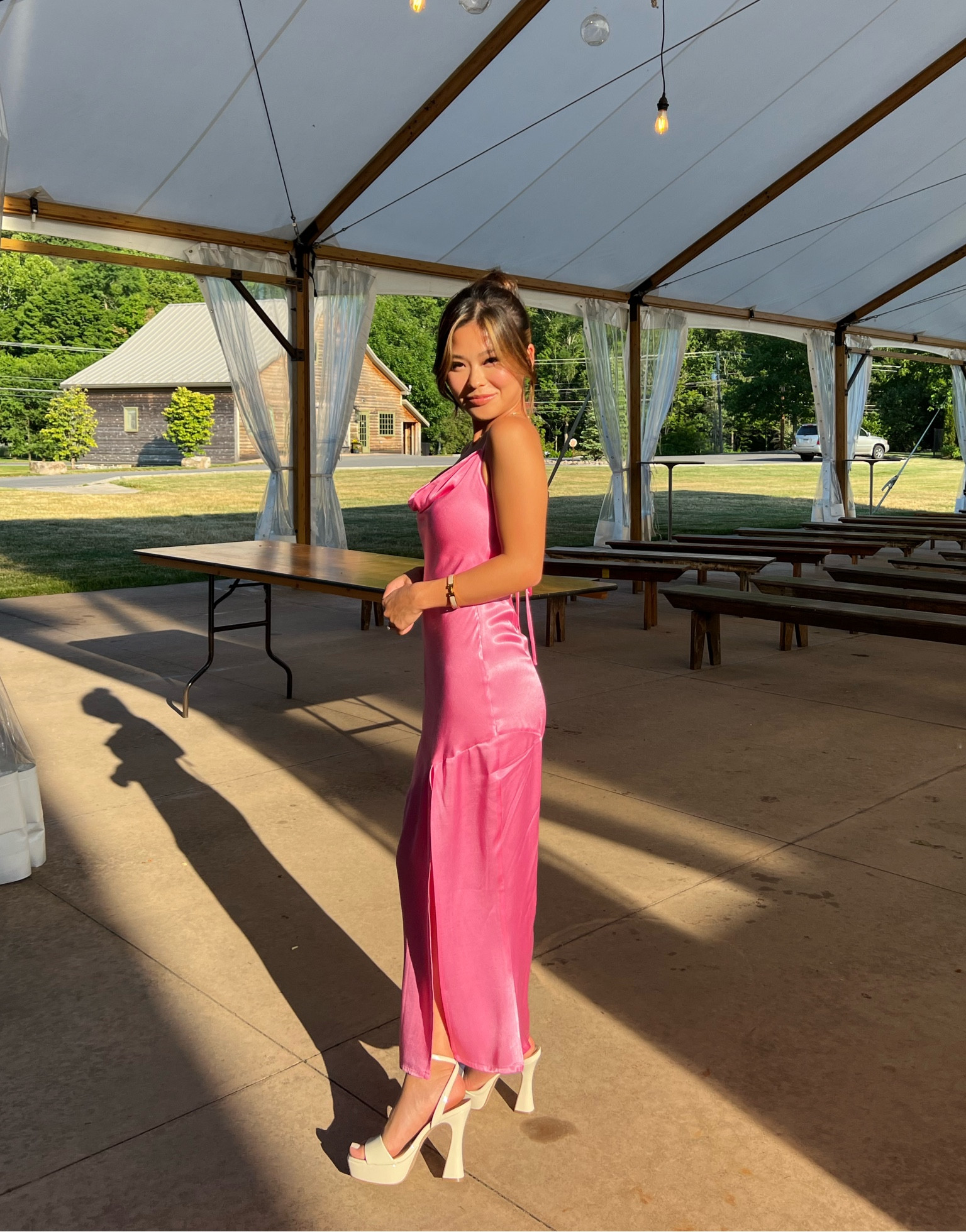 An easy and elegant wedding guest dress, perfect for all seasons 💕💕 in the winter pair with a fuzzy white coat! and wear as is for the summer weddings 😉🥰

#LTKSeasonal #LTKwedding #LTKstyletip
