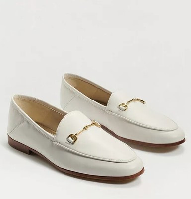 EXCELLENT CONDITION Sam Edelman Lorraine Leather Horse Bit Loafers White 8 | eBay US