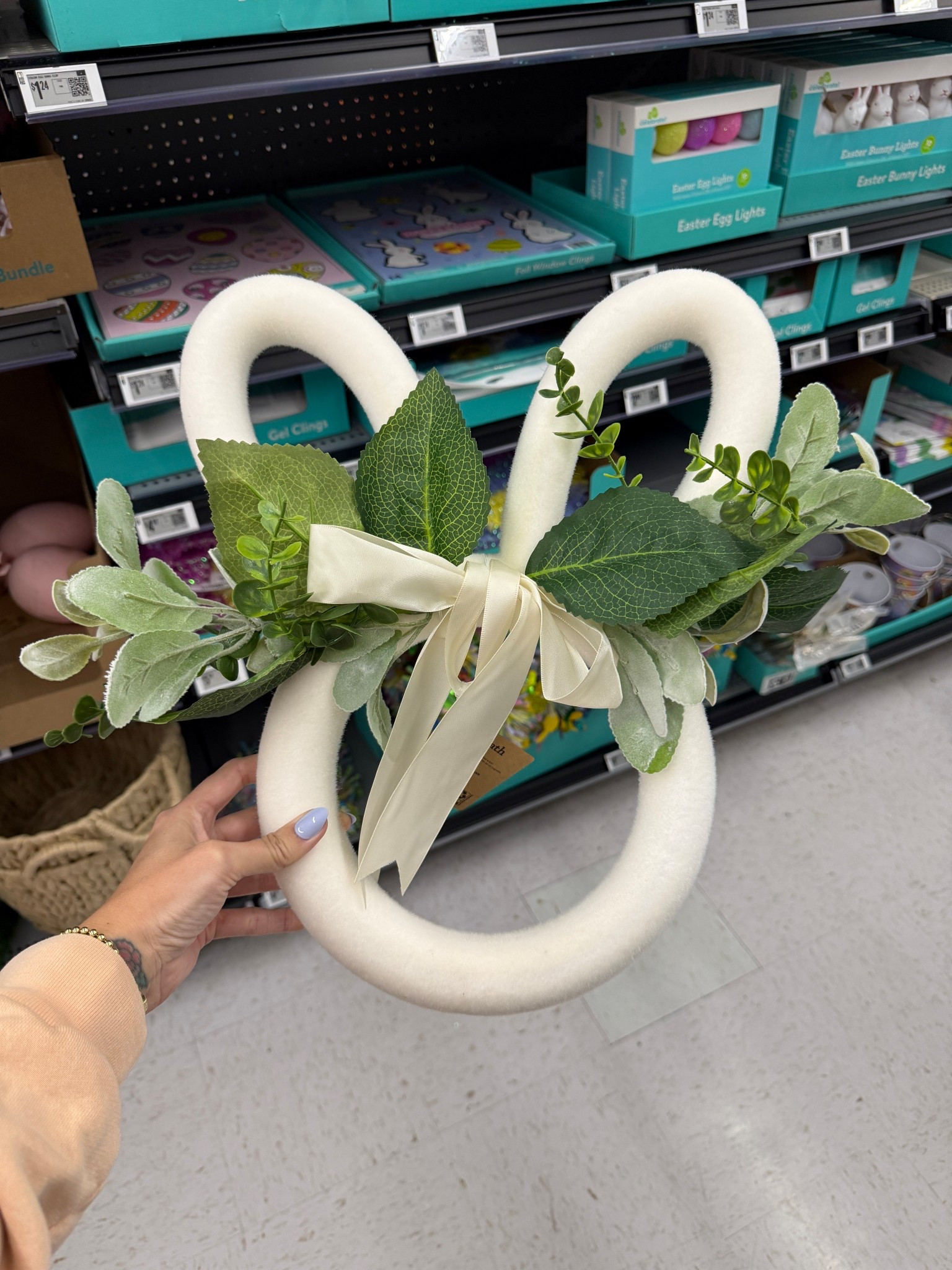 I found the $7 viral bunny wreath at Walmart!

#LTKHome #LTKspring