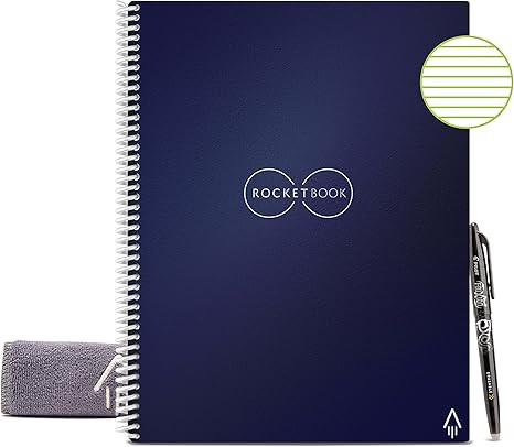 Rocketbook Core Reusable Smart Notebook | Innovative, Eco-Friendly, Digitally Connected Notebook ... | Amazon (US)