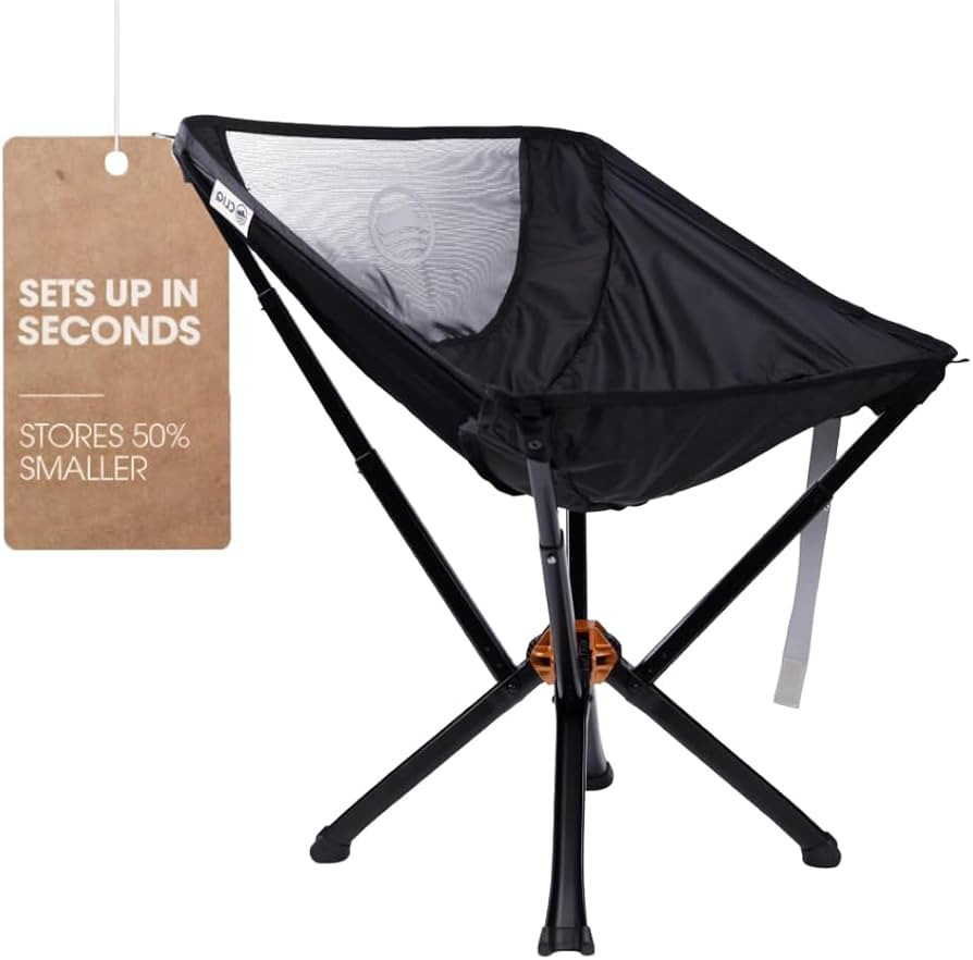 CLIQ Portable Chair Version ClassiQ 1.0 - Collapses to Size of Water Bottle - Lightweight Folding... | Amazon (US)