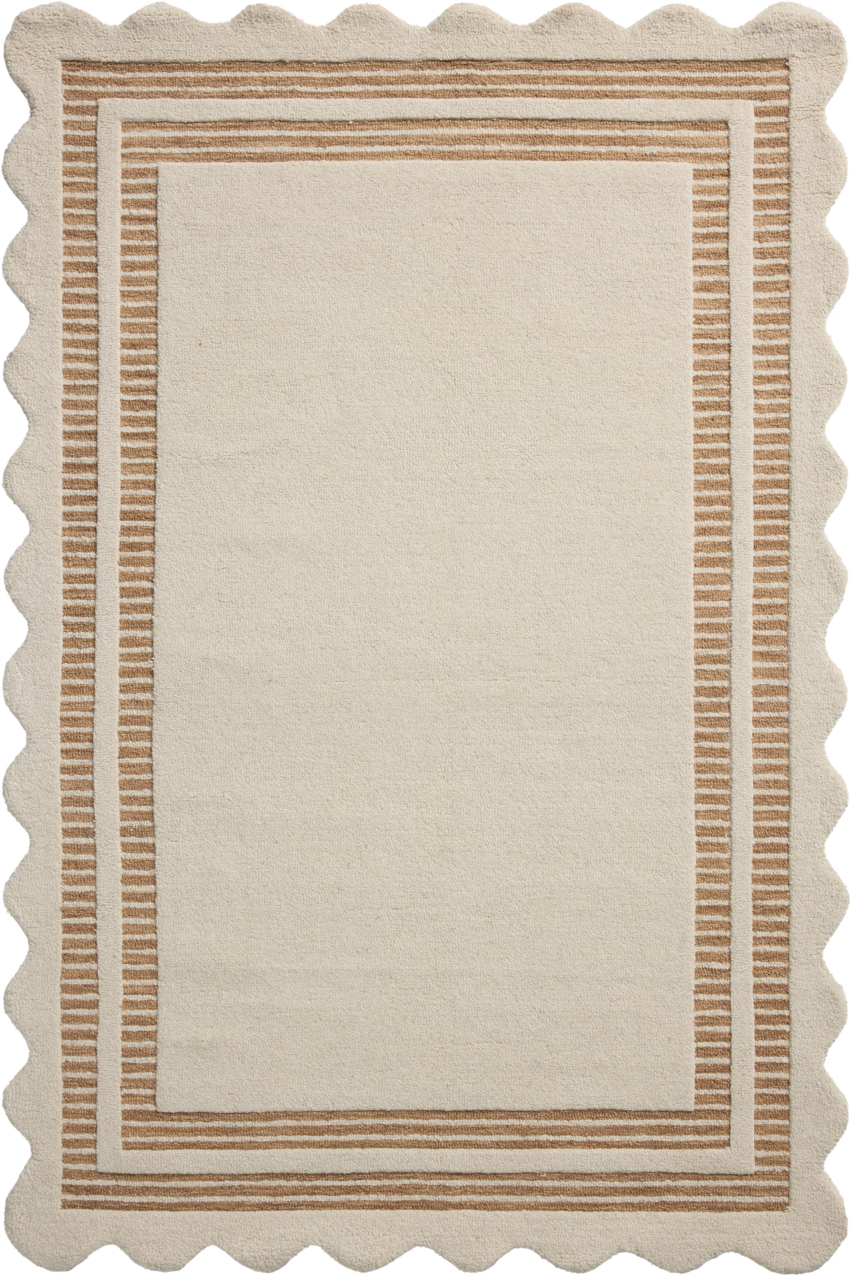 Chris Loves Julia x Loloi Scottie Ivory / Rust Area Rug | Wayfair | Wayfair North America