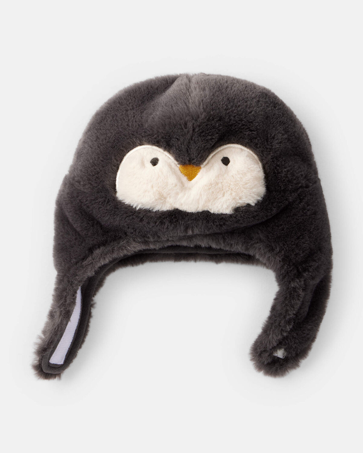 Baby Penguin Winter Trapper Hat - Black/White | Carter's Inc