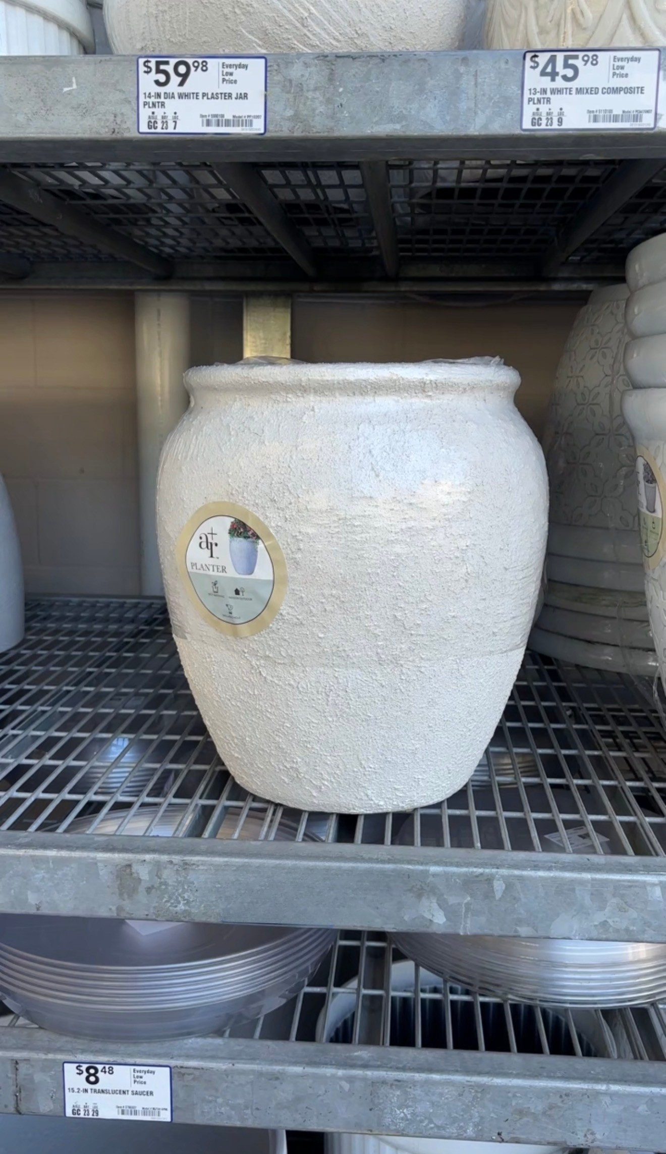 The TEXTURE on this planter!!! These allen + roth planters are one of my favorite ways to make a patio, front porch, or backyard look more expensive without spending a fortune. The stone-look finish gives them that high-end designer feel, but they're lightweight enough to move around when you want to switch things up. I love that this set comes with multiple sizes, making it easy to create that layered, collected look you see in professionally designed outdoor spaces. Fill them with olive trees, boxwoods, seasonal flowers, or greenery, and they instantly elevate any outdoor area. Such a good find for a patio refresh. Linked here. 

 #LTKSeasonal #LTKHome #LTKSaleAlert